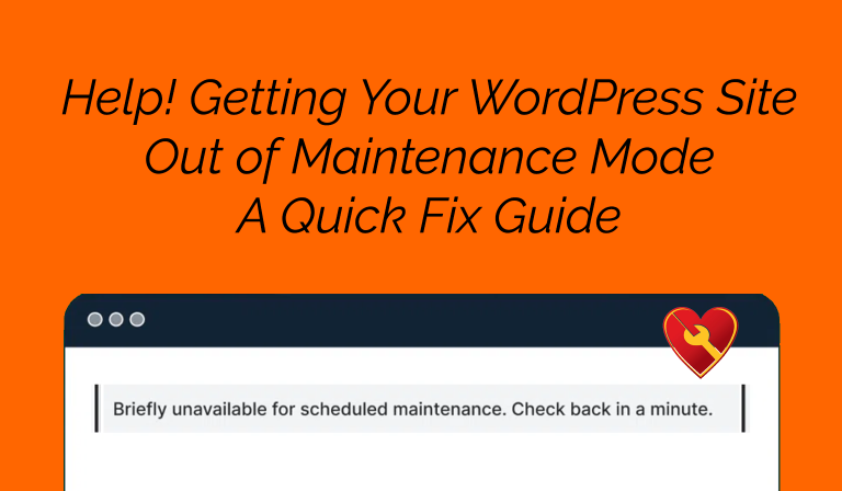 wordpress maintenance mode