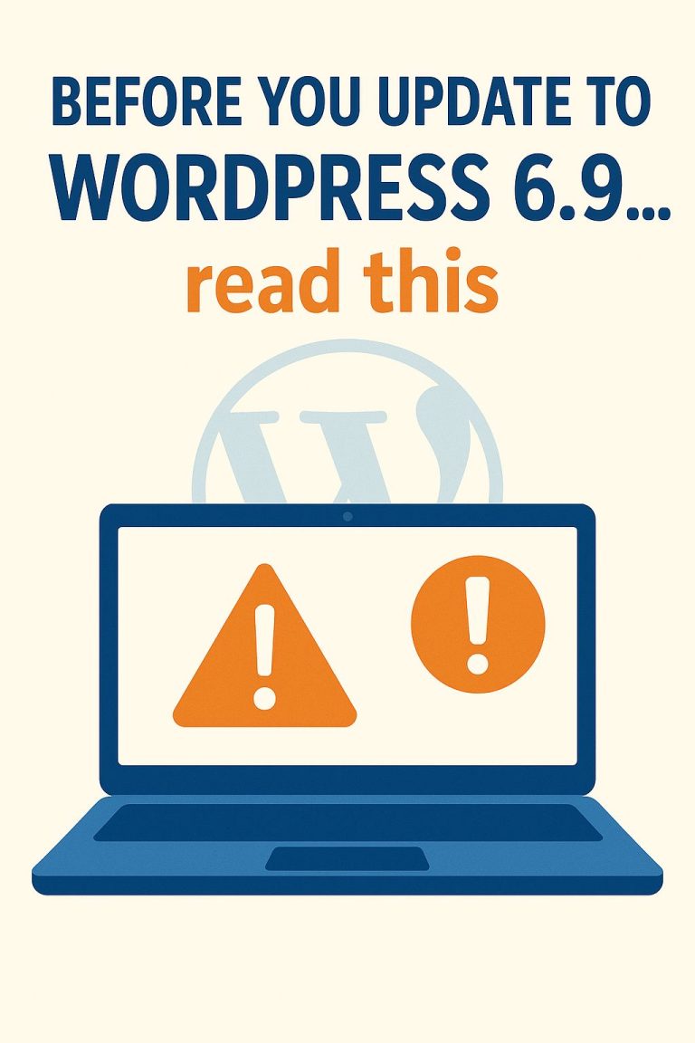 WordPress 6.9 Concerns